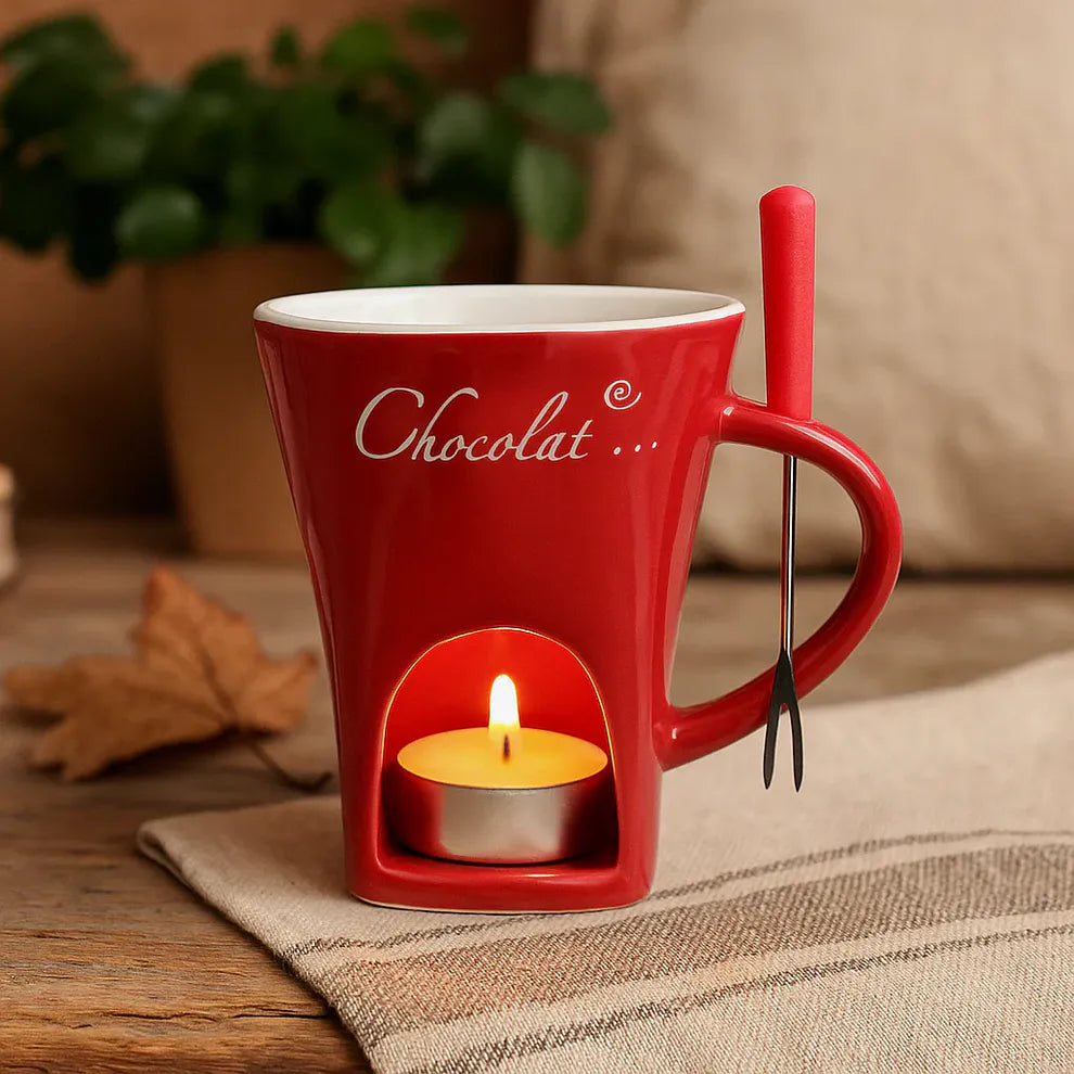 The Cozzie Mug™ Handcrafted Fondue Cup