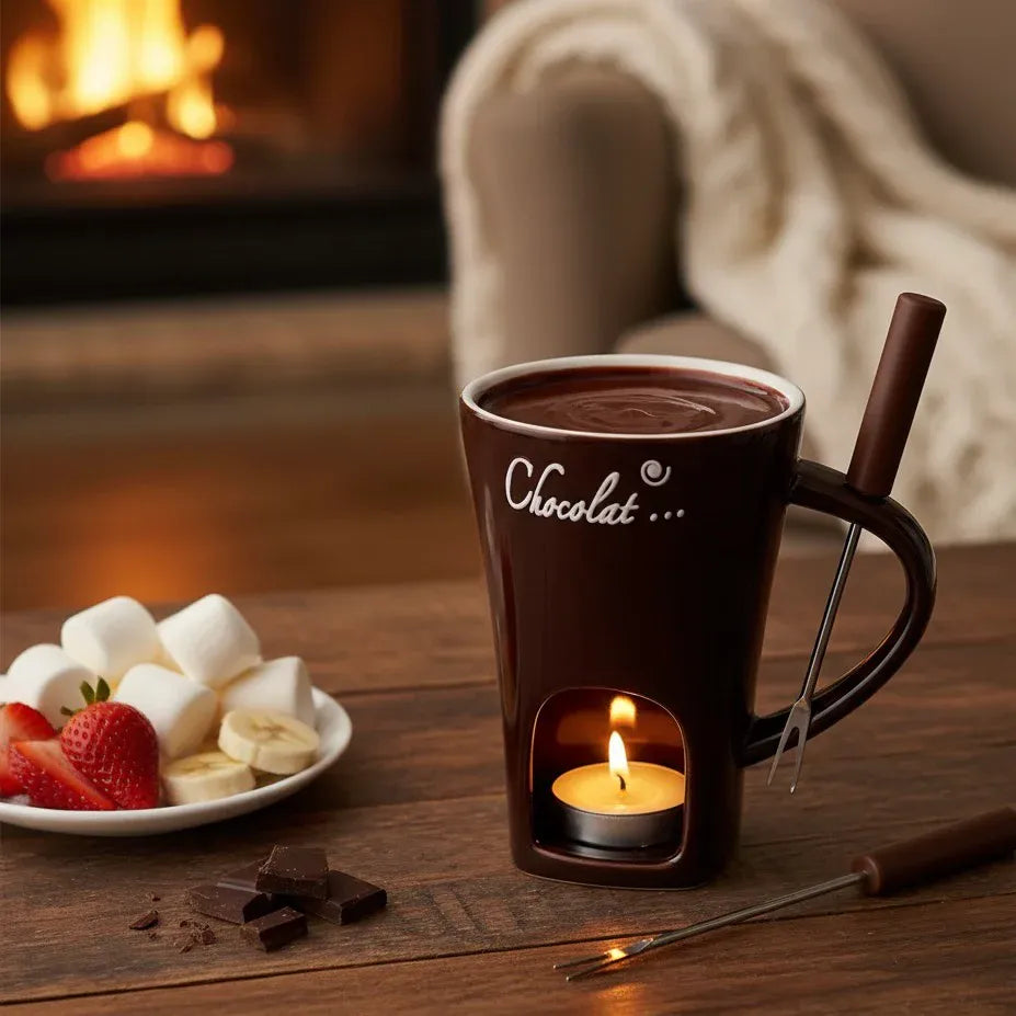 The Cozzie Mug™ Handcrafted Fondue Cup